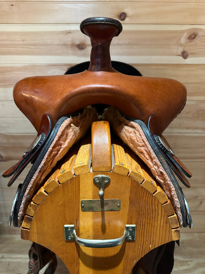 16” Dakota Sweptback Trainer Western Work Saddle Model 421