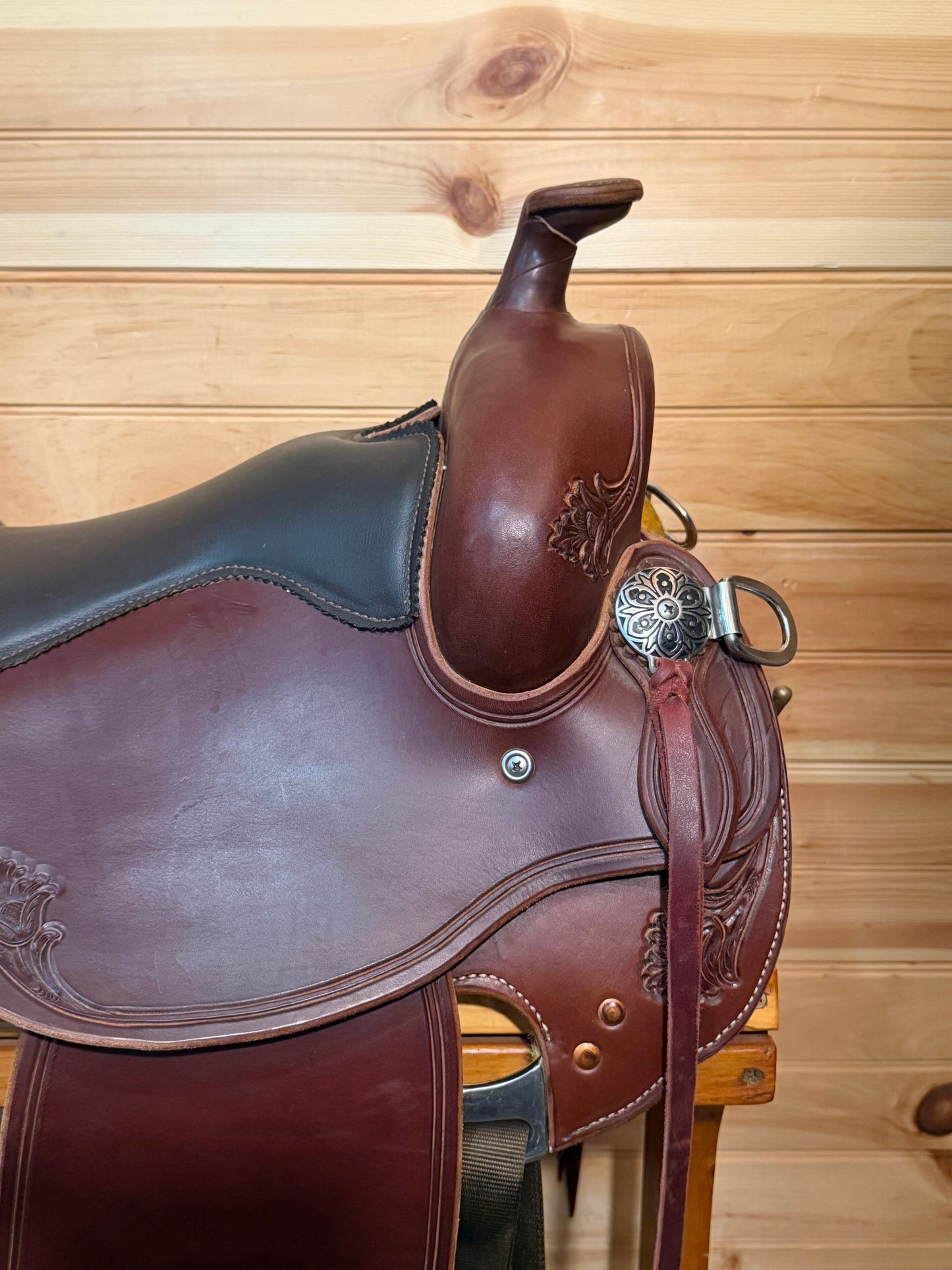 15.5” RW Bowman Will Rogers Model Western Trail Saddle