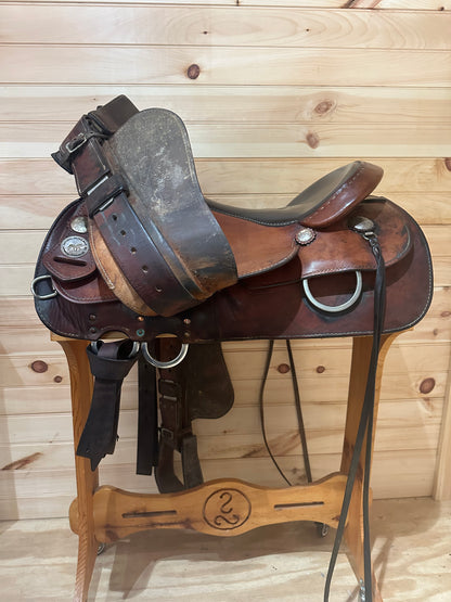 16.5” National Bridle Shop Tennessean Gaited Western Saddle Model 2623