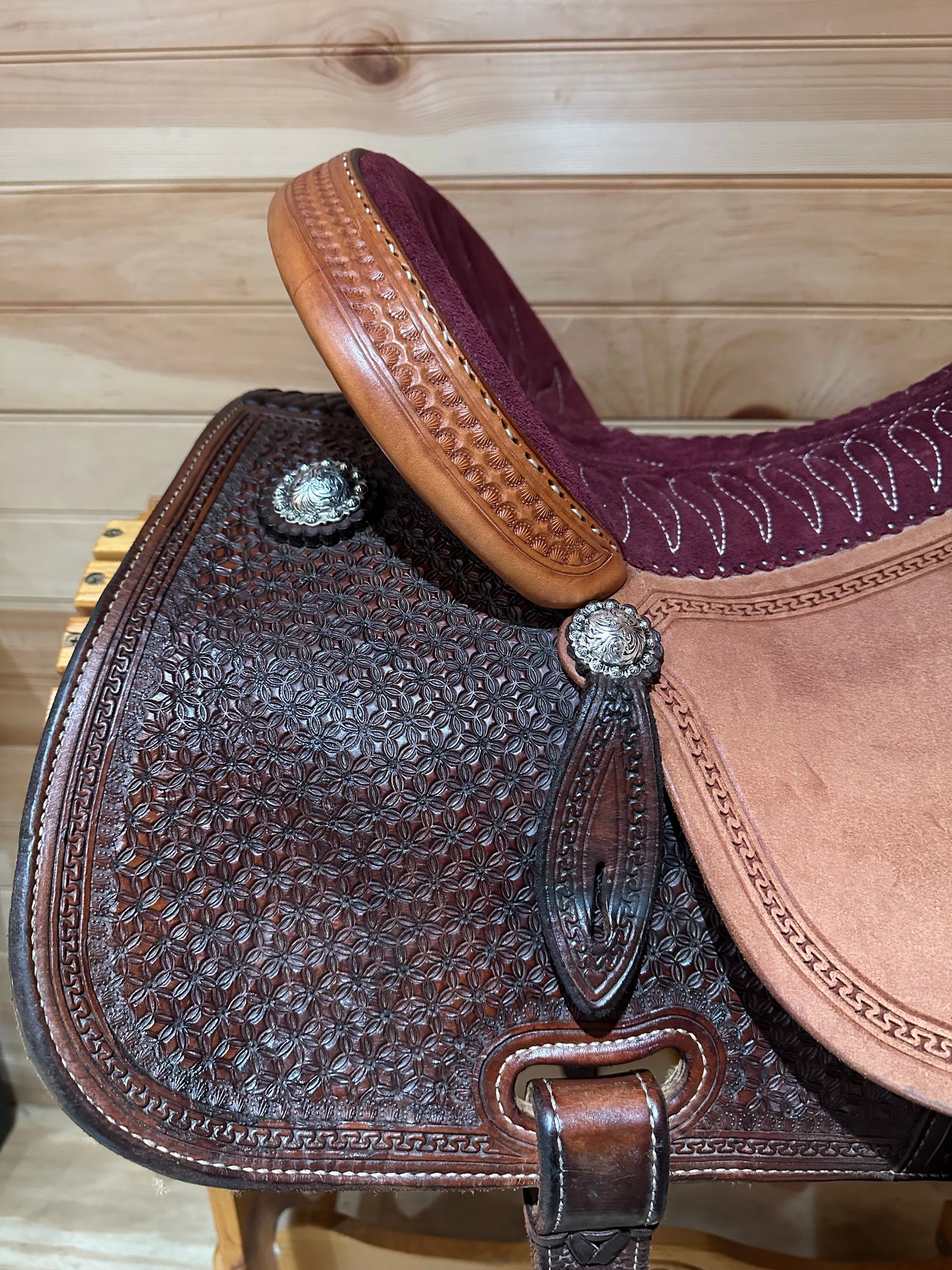15” Martin Crown C Barrel Racing Saddle Model 4585