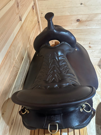 17.5” Tucker Cheyenne Western Trail Saddle Model 157