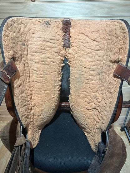 15” Tex Tan Barrel Racing Saddle