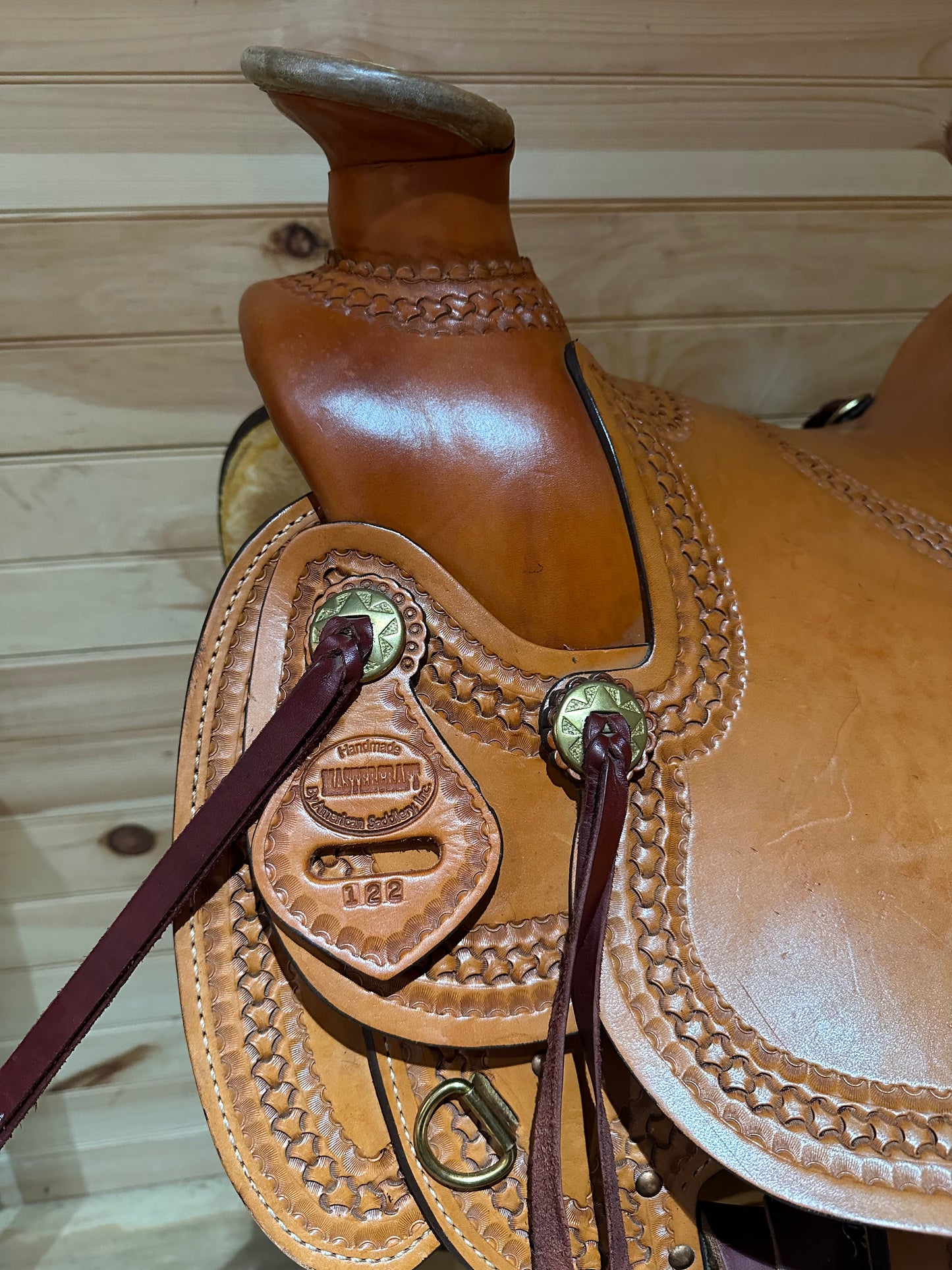 16” American Saddlery Mastercraft Wade Roper Western Saddle Model 122