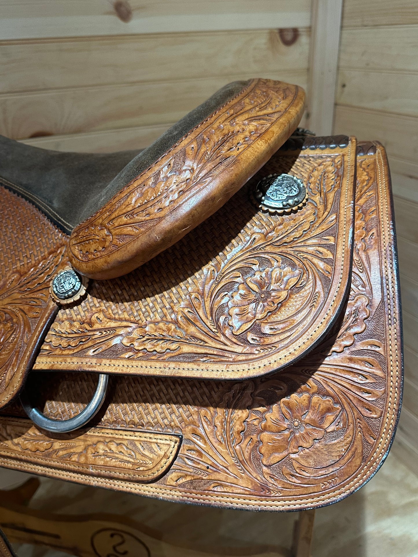 16” Champion Turf Reining Western Saddle