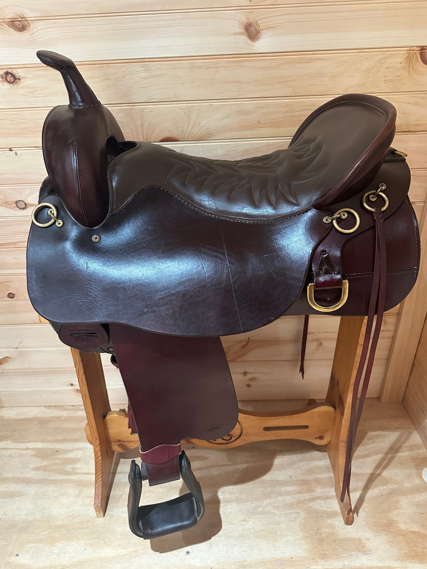 18.5” Tucker Cheyenne Western Trail Saddle Model 157