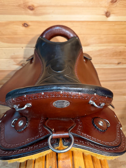 18” Double Creek Saddlery Henry Miller Gaited Endurance Trail Saddle # 115