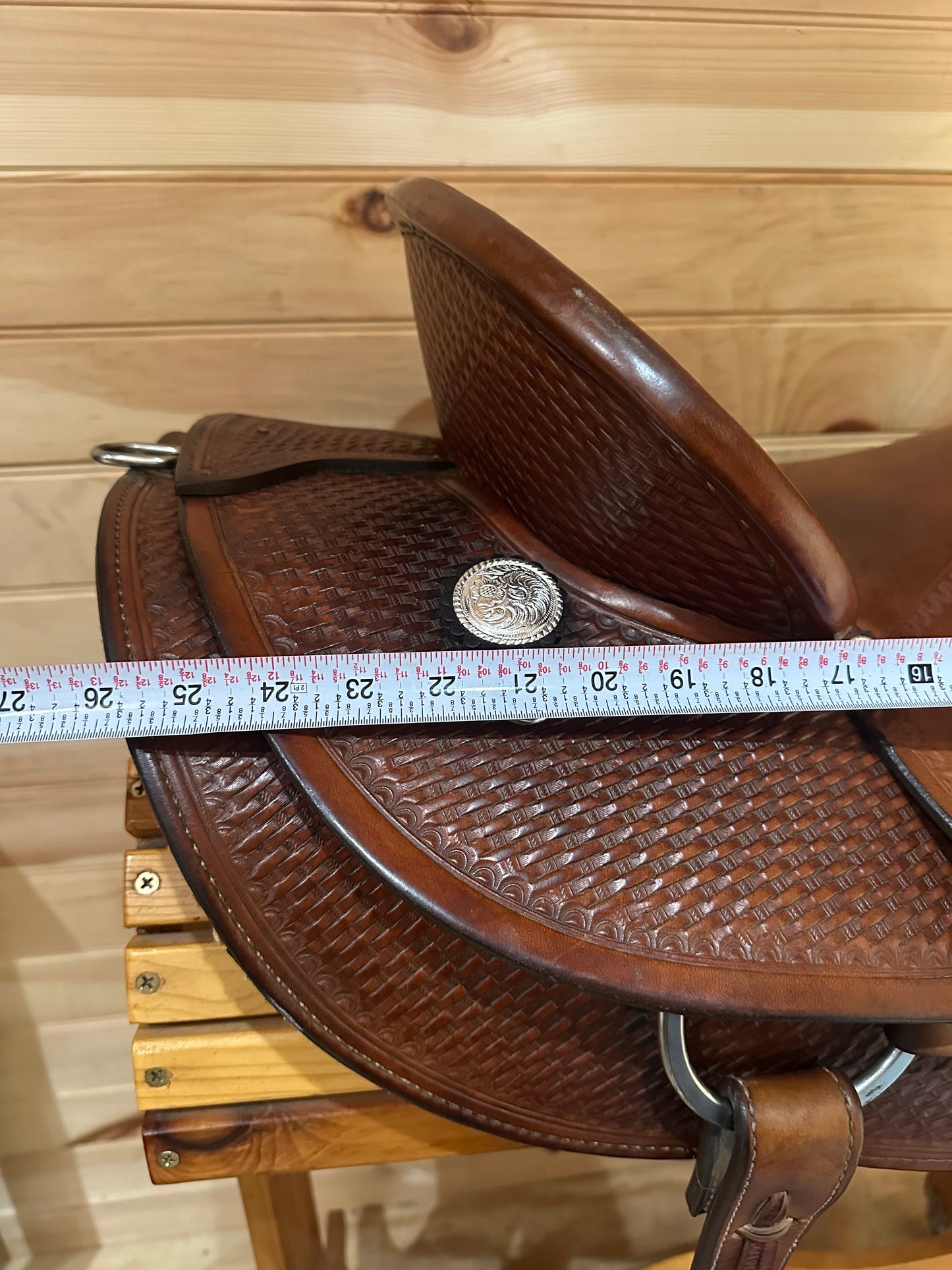 16” Crates A-Fork Slick seat Ranch Western Saddle Model 256
