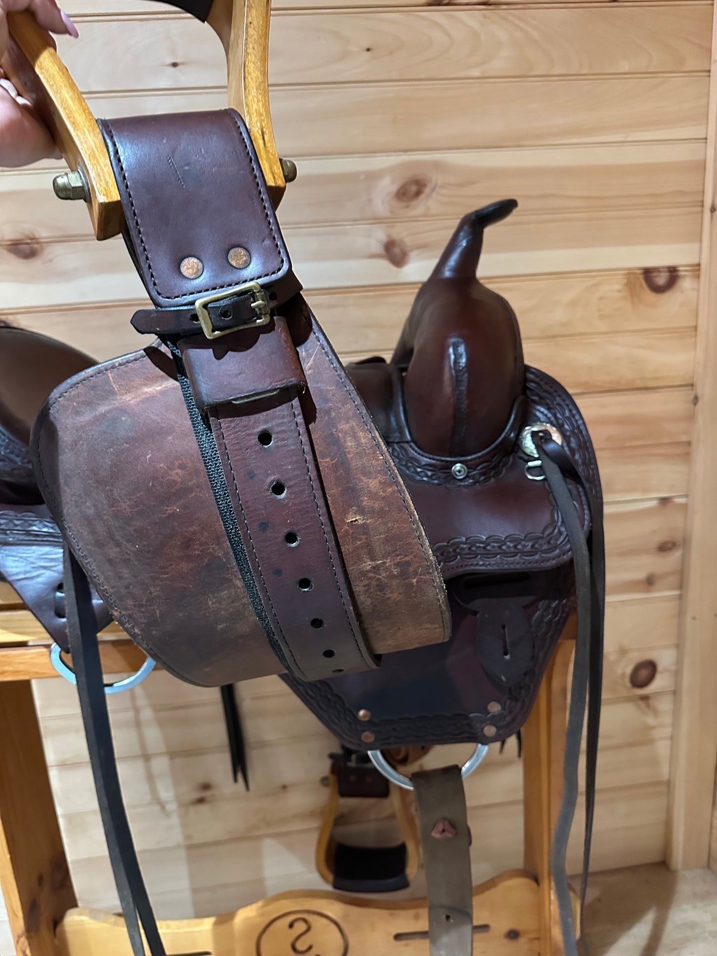 17” Circle Y Flagstaff Flex-Lite Western Trail Saddle Model 1571