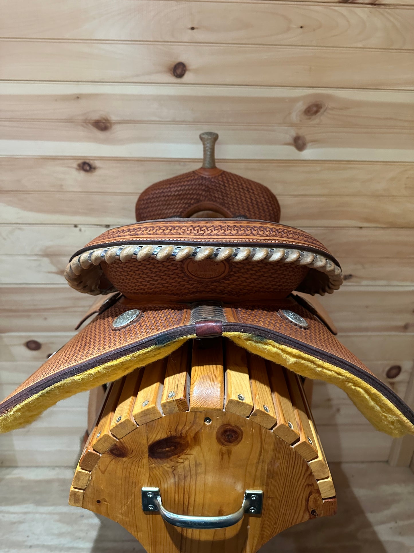 15” Billy Cook Maker Sulphur,OK Barrel Racing Saddle Model 1901
