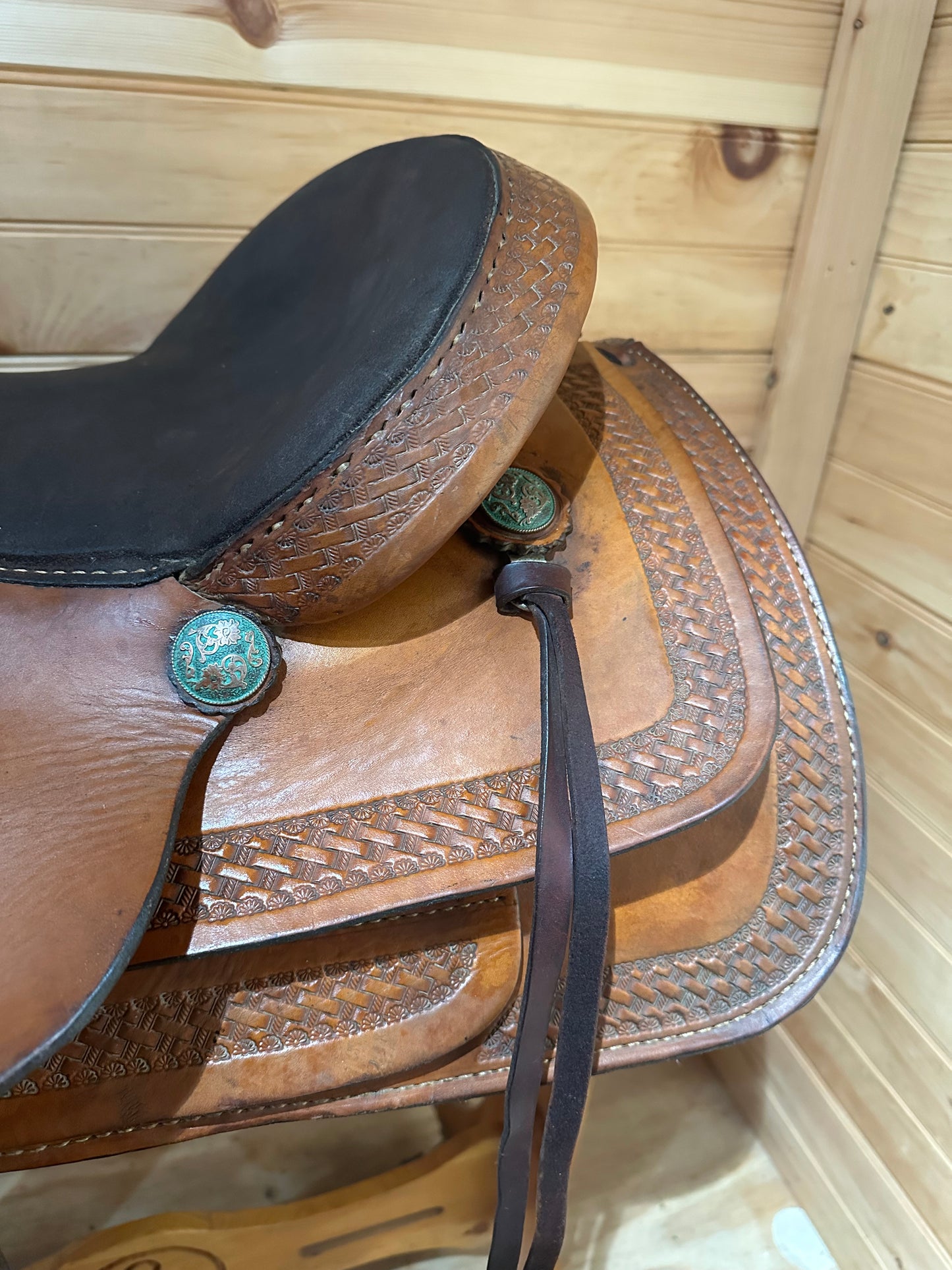16” Nathan Lamb Roper Western Saddle Model 1601