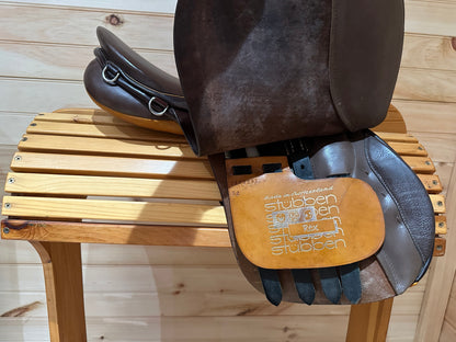 16” Stubben Rex Pony Saddle (Wide)