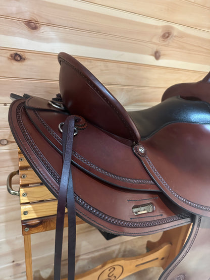 17” Circle Y Draft Western Trail Saddle Model 2177