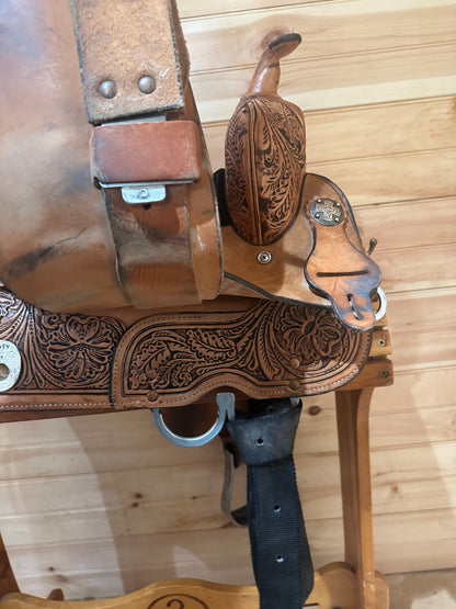 14” Circle Y The Proven Mansfield Western Barrel Saddle Model 6221 (2021 Year)