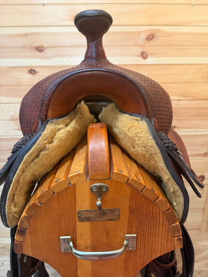 16.5” National Bridle Shop Tennessean Deluxe Western Saddle Model 2211