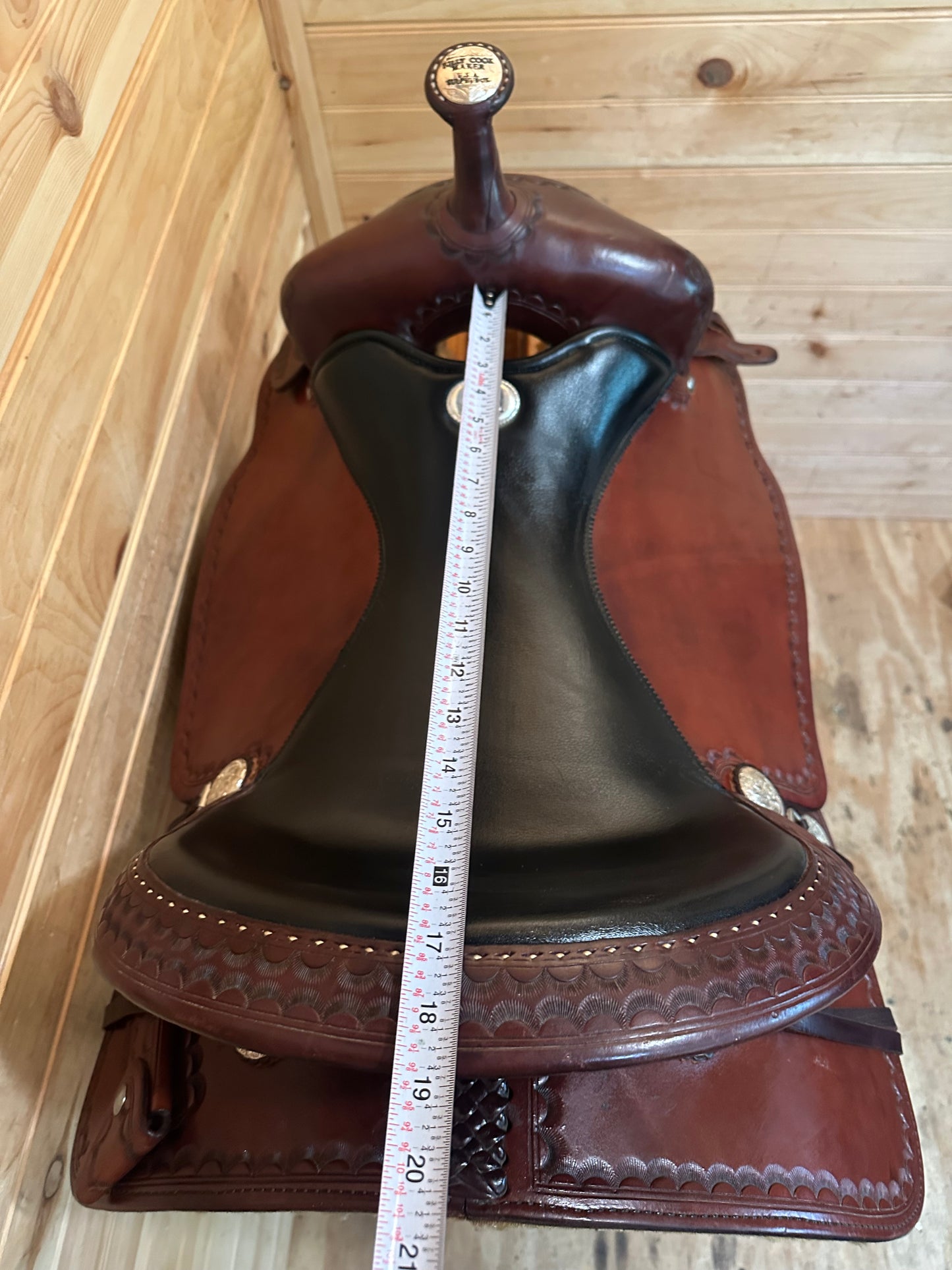 17” Billy Cook CJ Trail Sulphur,OK Western Saddle Model 1537
