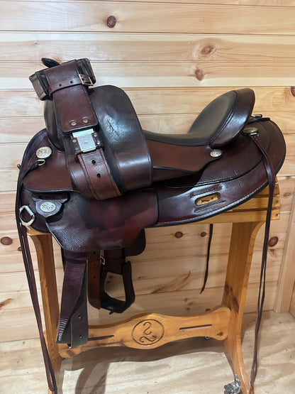 16” Circle Y Mojave Flex2 Western Trail Saddle Model 1561