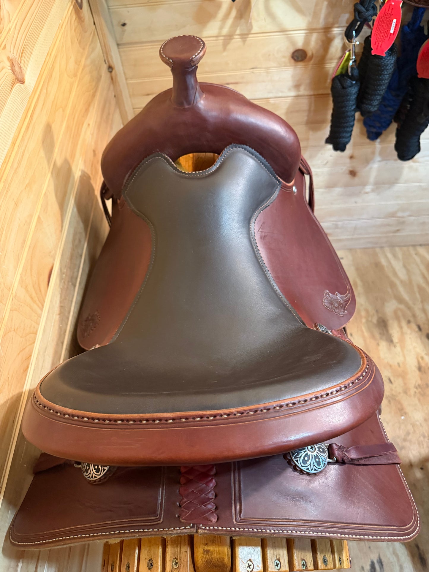 15.5” RW Bowman Will Rogers Model Western Trail Saddle