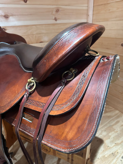 17” Big Horn Double Comfort Flex Western Trail Saddle Model 1658