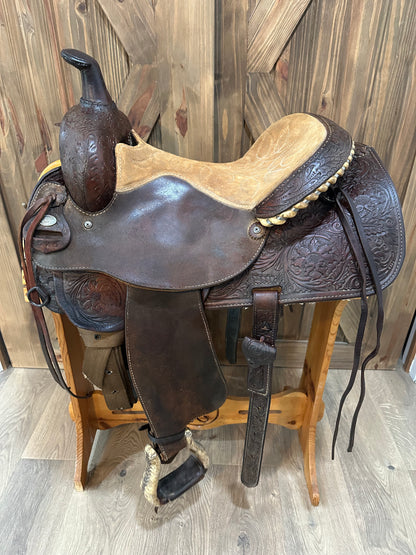 15” Circle Y Martha Josey Barrel Racing Saddle Model 3575