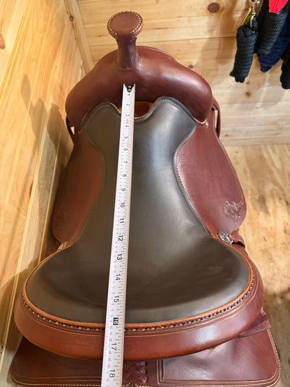 15.5” RW Bowman Will Rogers Model Western Trail Saddle