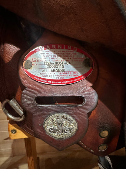 18” Circle Y All-Around Ranch Roper Western Saddle Model 1124