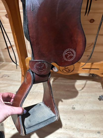 16.5” Allegany Mountain Saddlery Western Trail Saddle