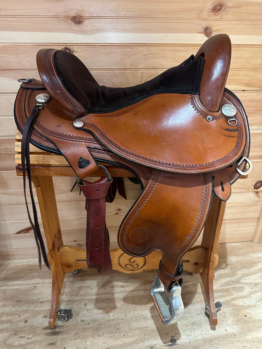 16” Circle Y Virginia Flex2 Trail Gaiter Gaited Endurance Saddle Model 1588 (2020)