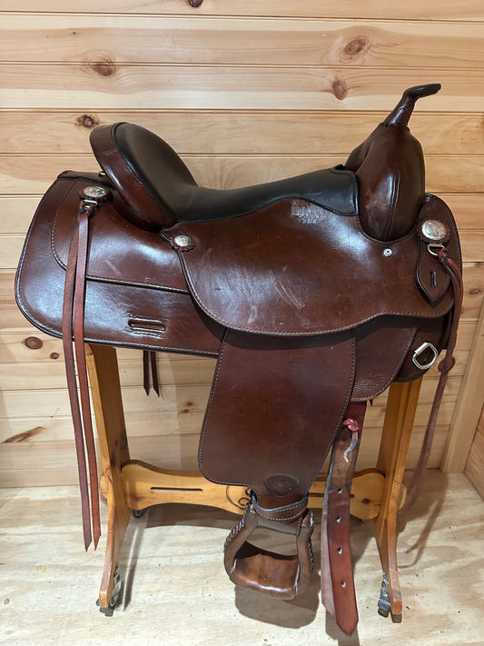 16” Tex Tan Tex-Flex Western Trail Saddle Model 08TF417C6