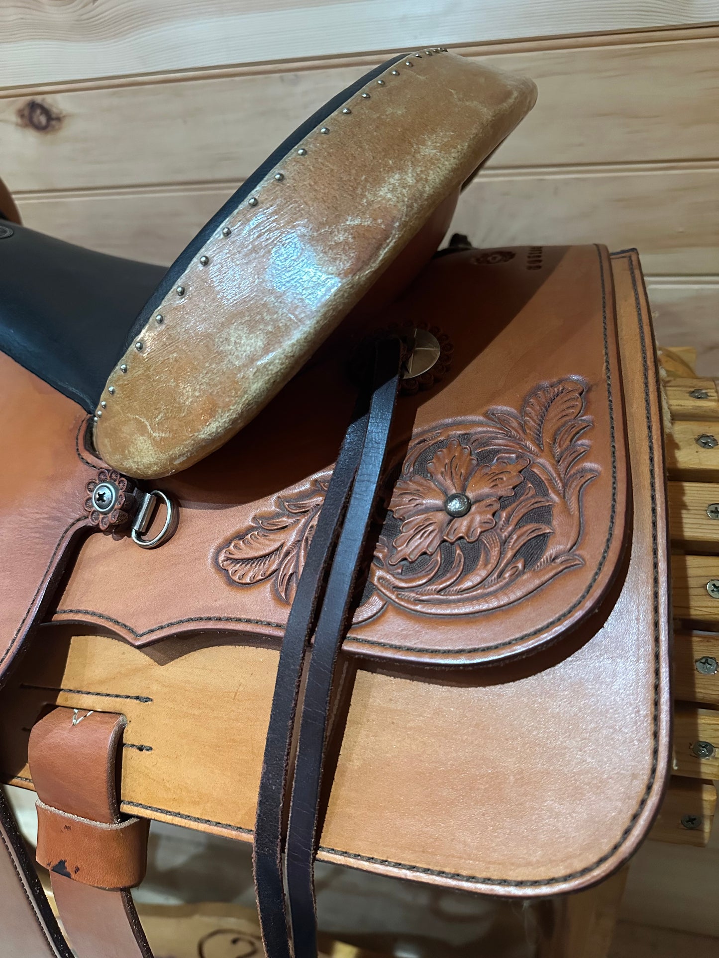 15” Pikes Peak Saddlery Custom Bob Brenner Western Trail Saddle