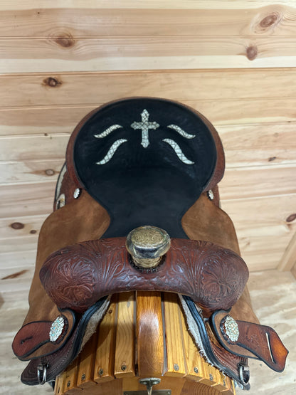 14” Circle Y High Horse Proven Aurora Barrel Racing Saddle Model 6215