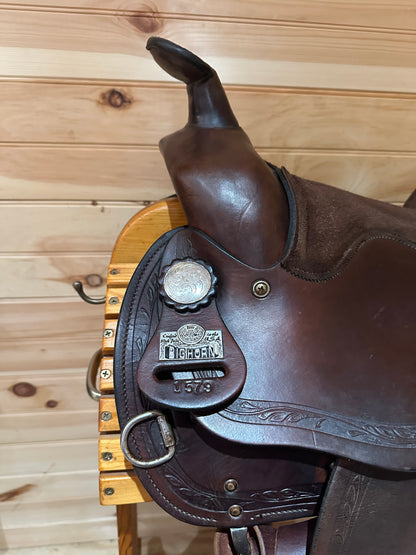 16” Big Horn Haflinger Western Trail Saddle Model 1579