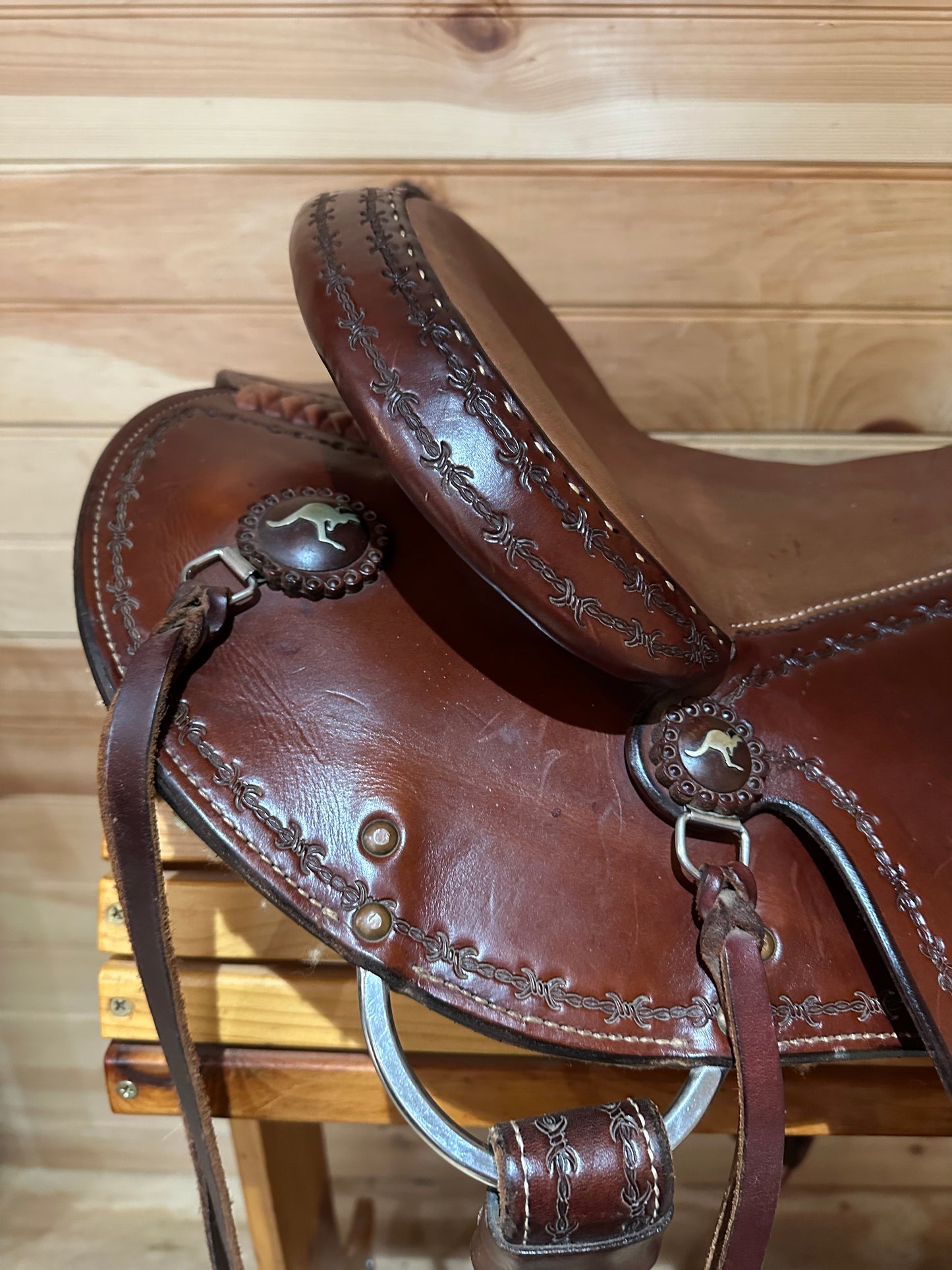 14” Clinton Anderson Aussie Stock Saddle by Martin Saddlery