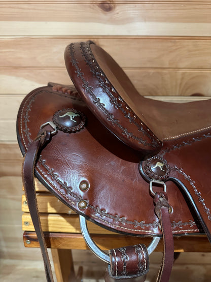 14” Clinton Anderson Aussie Stock Saddle by Martin Saddlery
