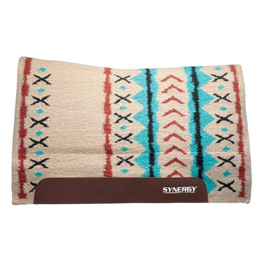 Synergy Flex Contour Performance Saddle Pad, Mojave, 33”x38” Merino Wool Fleece