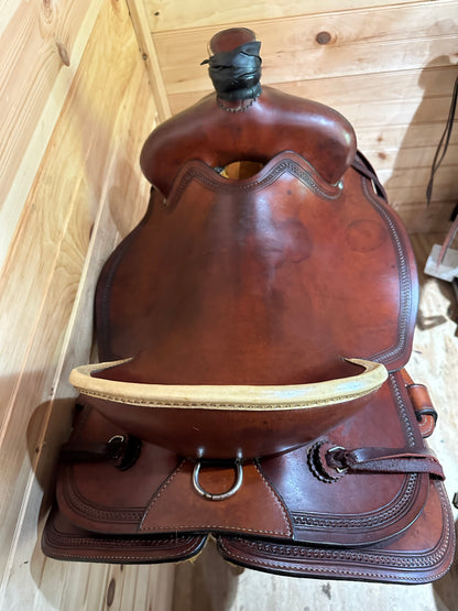 18” Circle Y All-Around Ranch Roper Western Saddle Model 1124