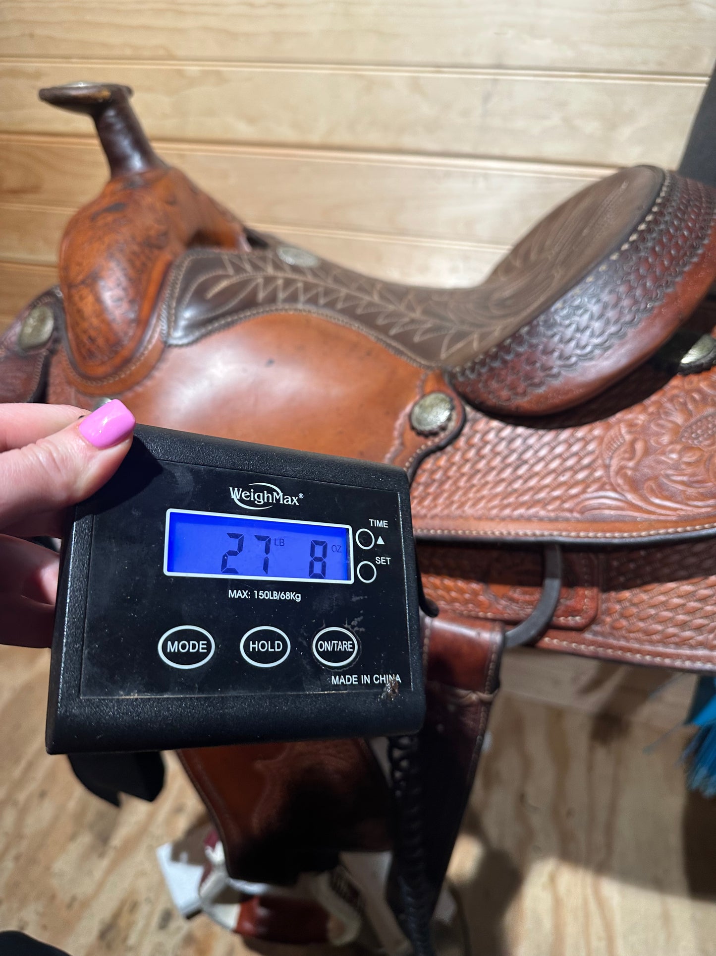 14” Billy Cook Basket Maker Team Roper Western Saddle 2038