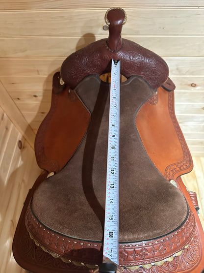 16” Circle Y Kelly Kaminski “Big Dreams-All Heart” Barrel Racing Western Saddle Model 2200