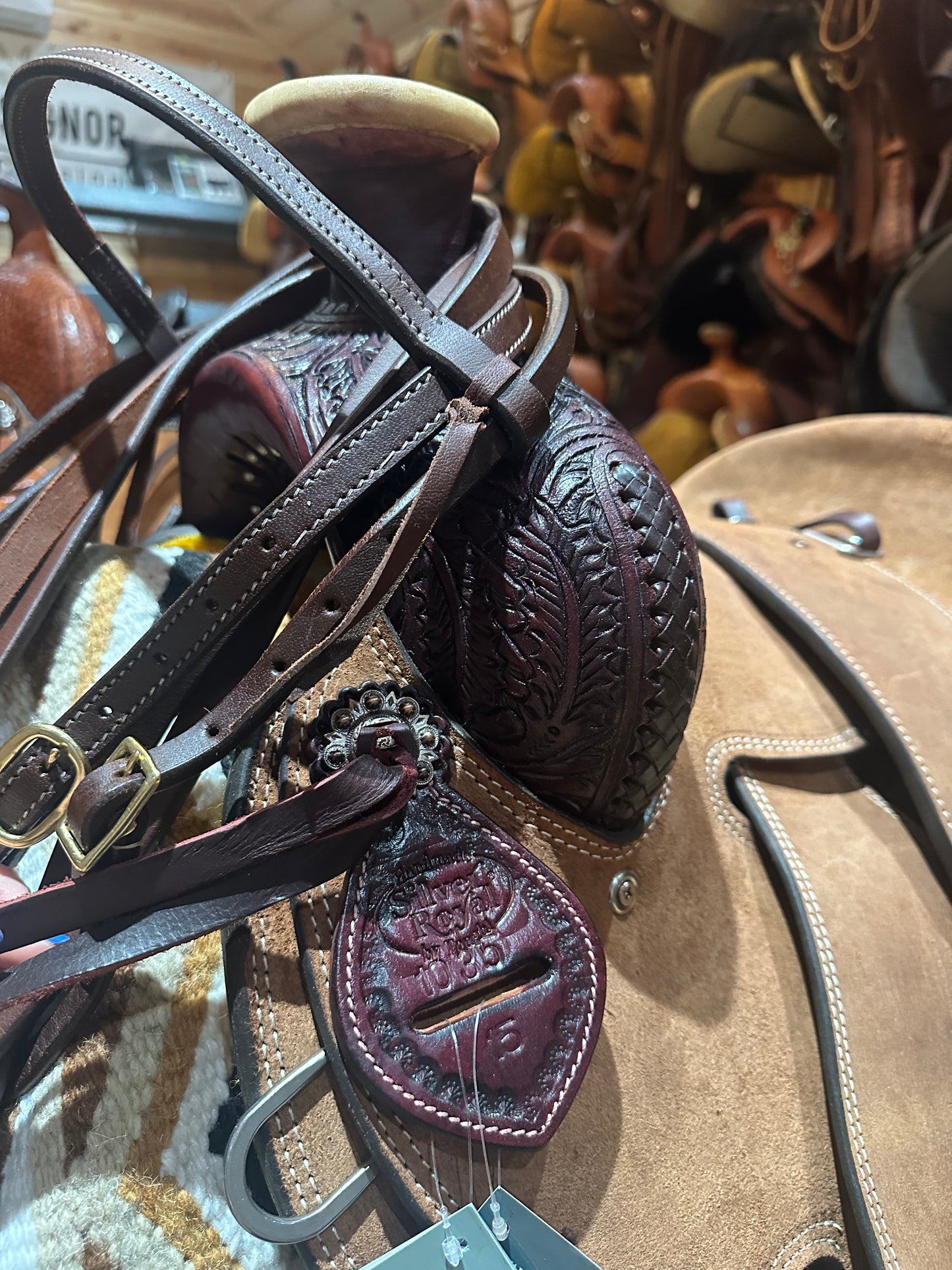 15”, 16” SILVER ROYAL CHANDLER WESTERN ROPING SADDLE MODEL 1035