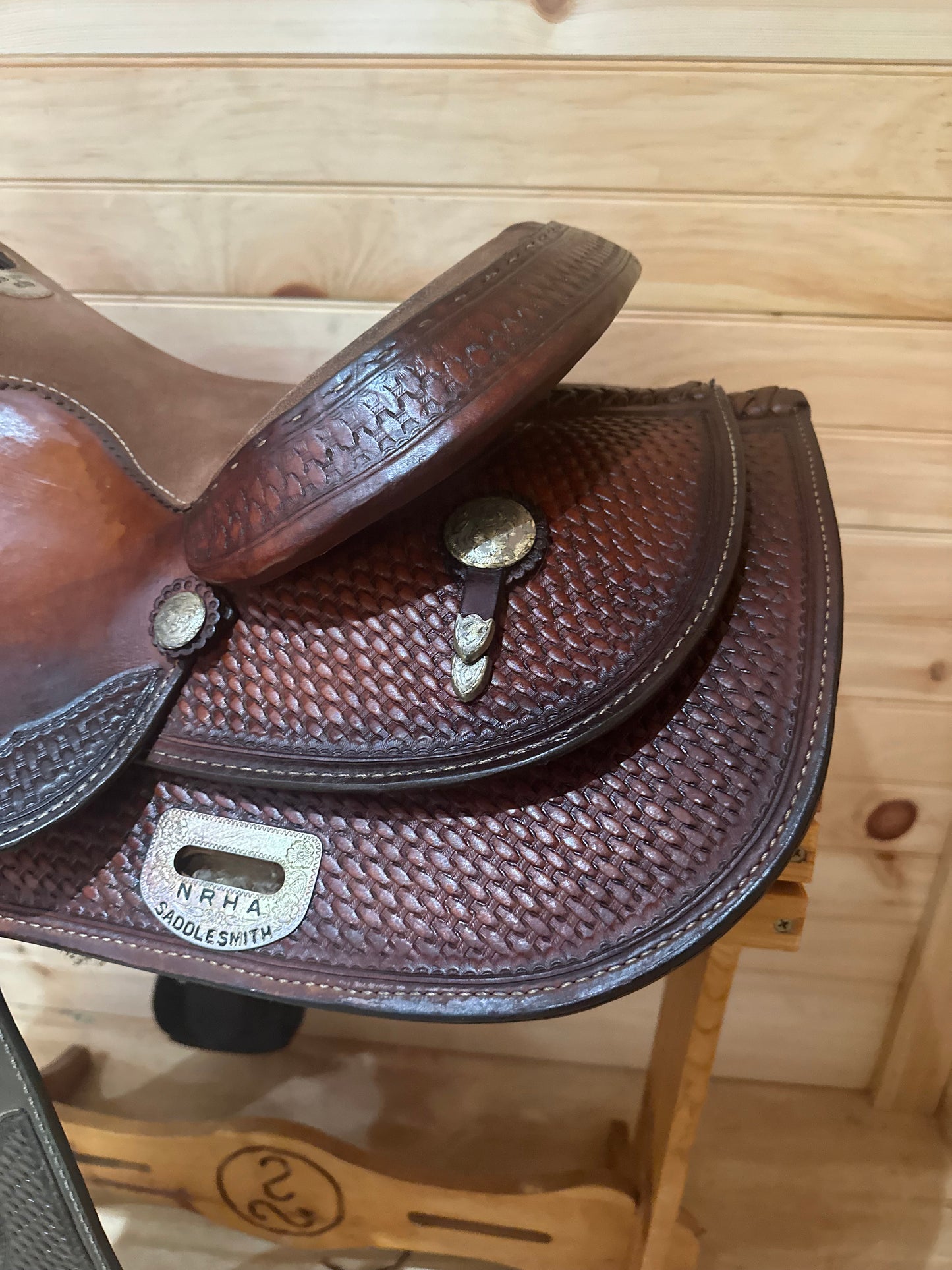 15” SaddleSmith Bob Loomis NRHA Reiner Western Saddle Model 22672