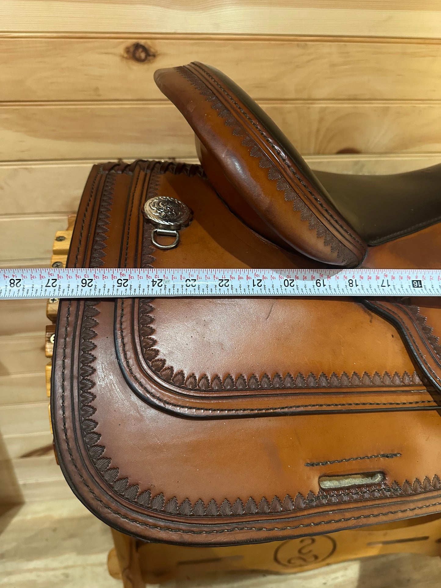 16” Circle Y Topeka Flex-Lite Western Trail Saddle Model 1551