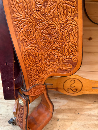 16” Reinsman Supreme Show Western Show Saddle Model 4586
