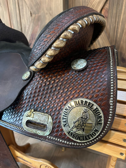 14” Tex Tan Hereford NBHA Liberty II Barrel Racing Saddle