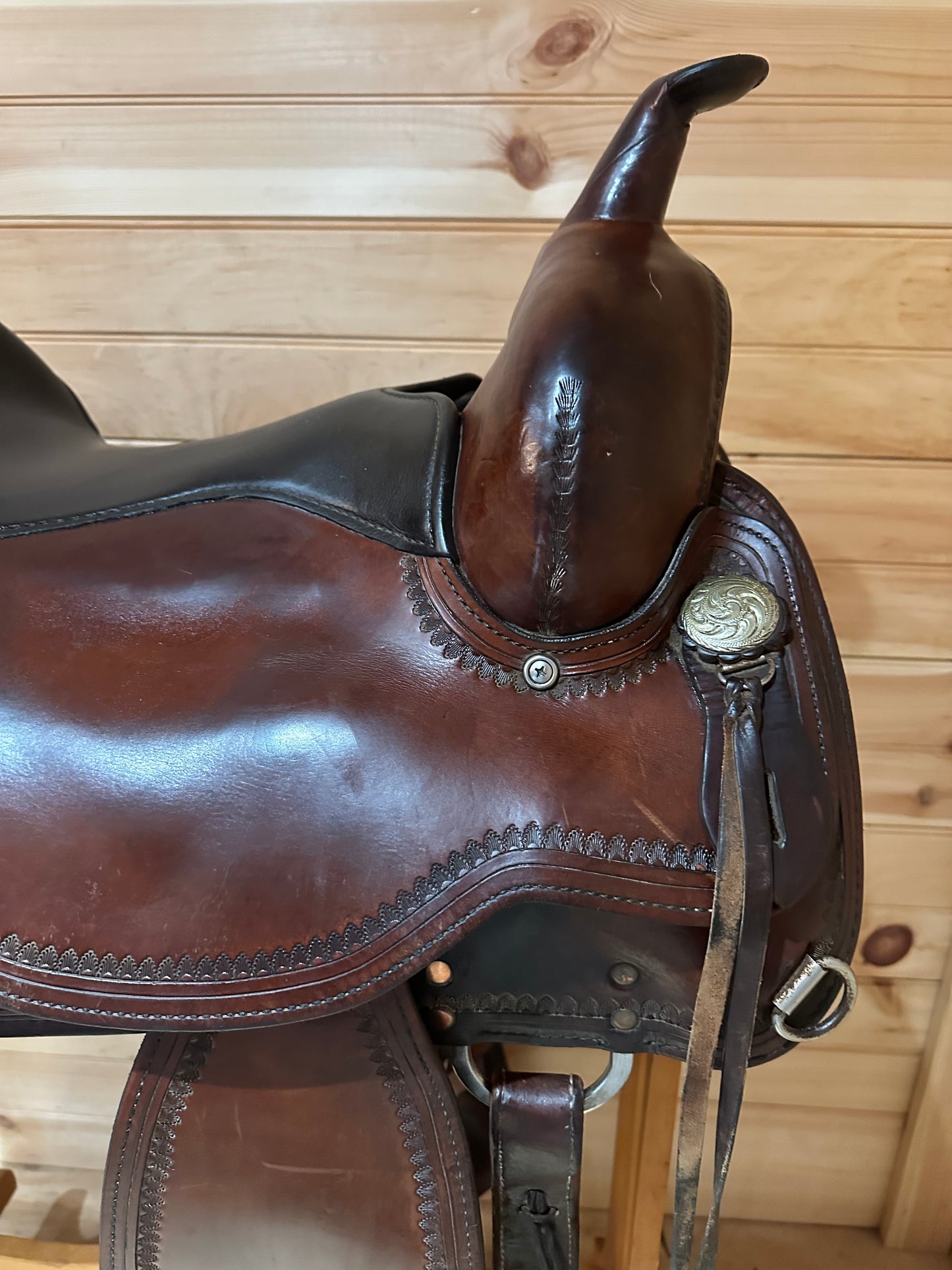 16” Circle Y Topeka Flex-Lite Western Trail Saddle Model 1551