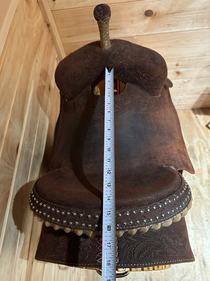 14.5” Reinsman Team Camarillo Barrel Racing Western Saddle Model 4231