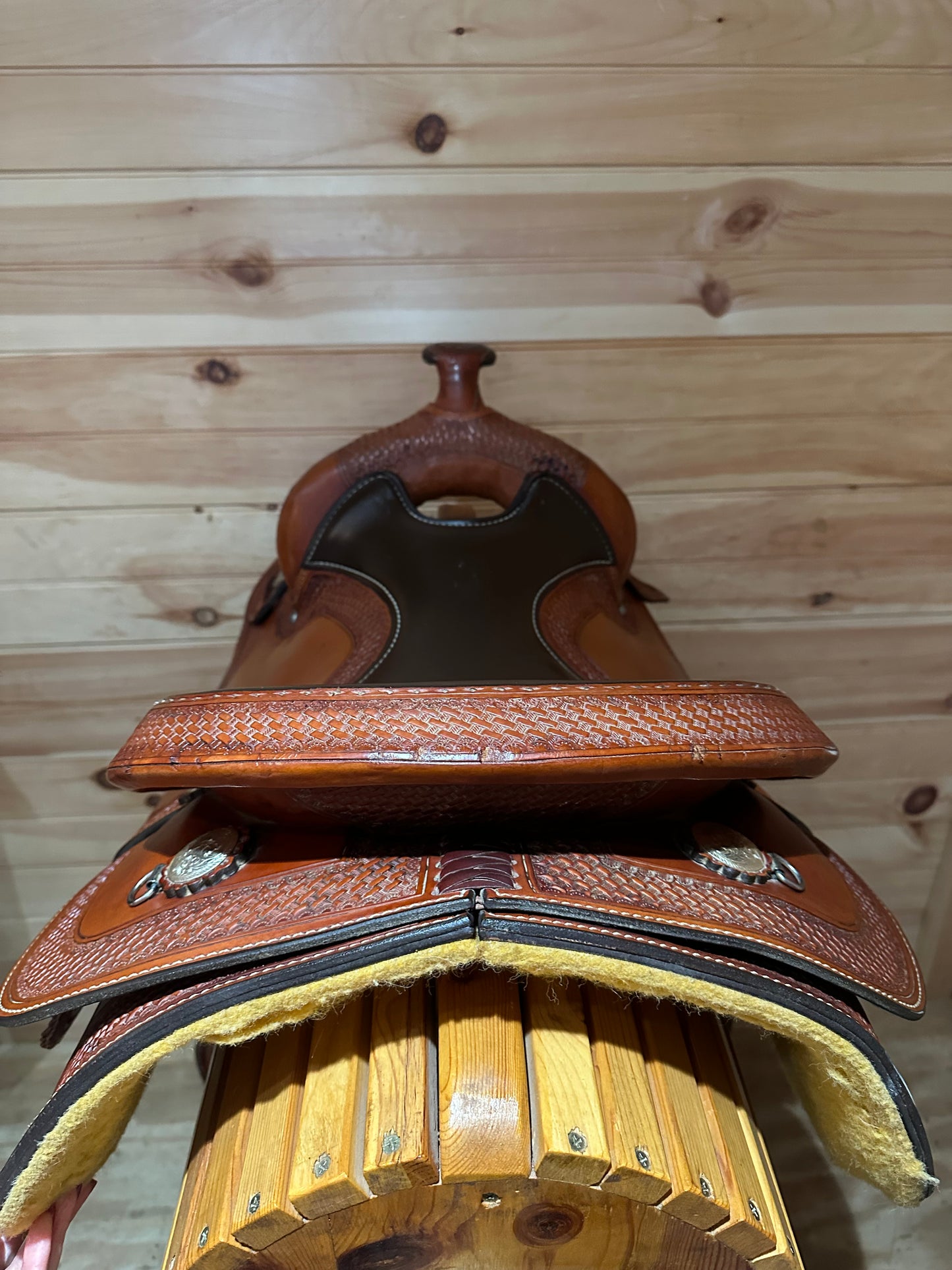 15.5” Crates Equi-Fit Ladies Reiner Western Saddle Model 4522-3