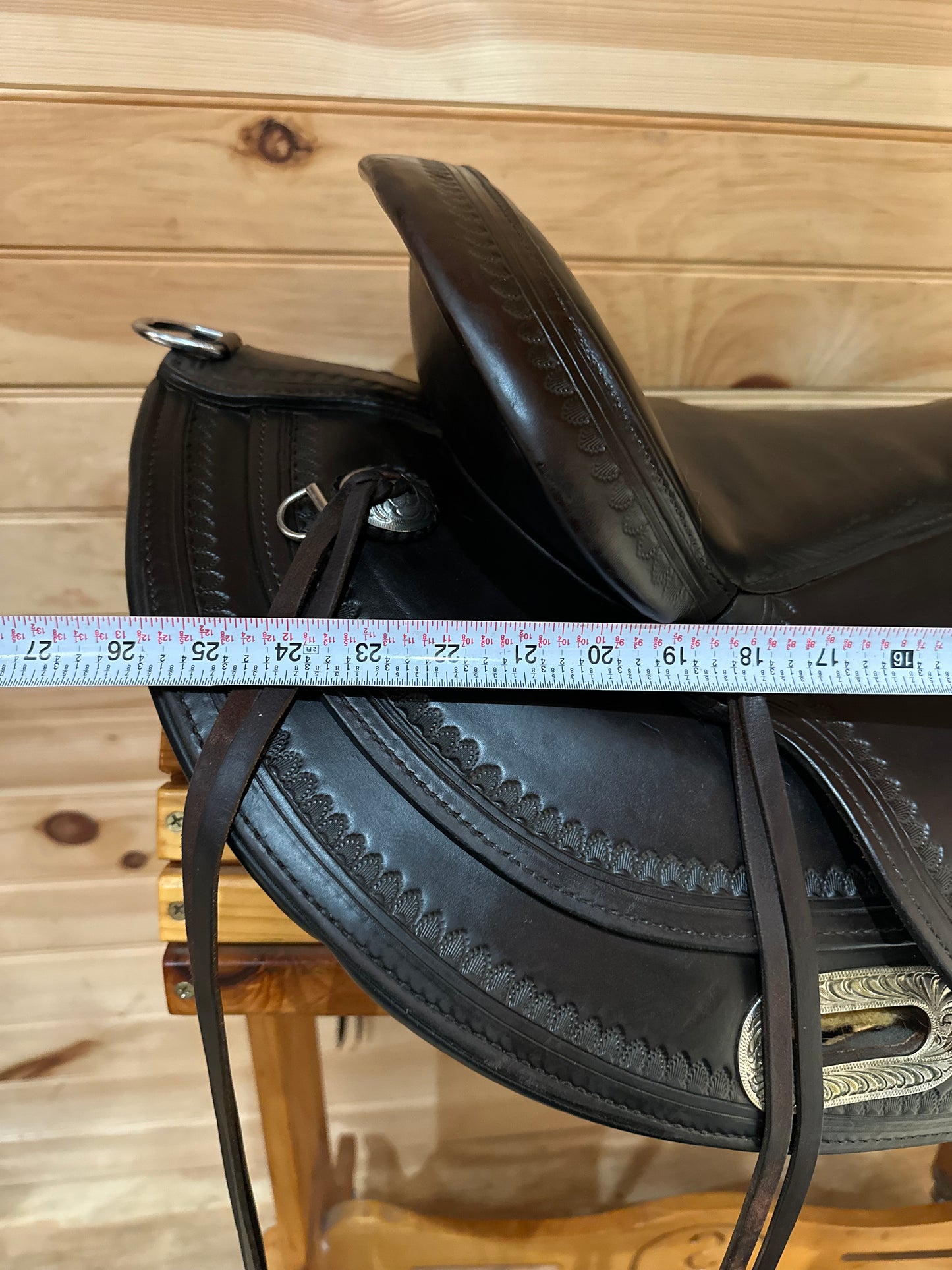 16” Circle Y Omaha Flex2 Western Trail Saddle Model 1554