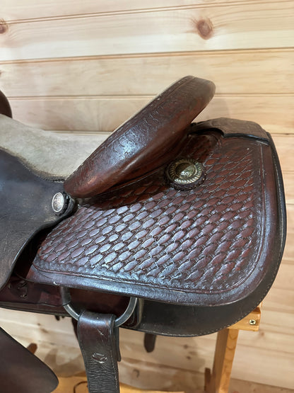 16” JN Saddle Shop Cutter Western Saddle