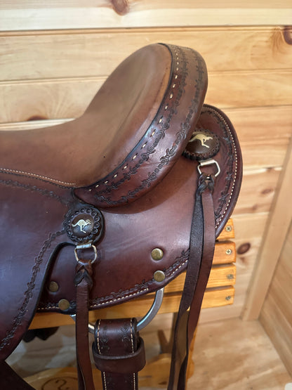 15” Clinton Anderson Aussie Stock Saddle by Martin Saddlery