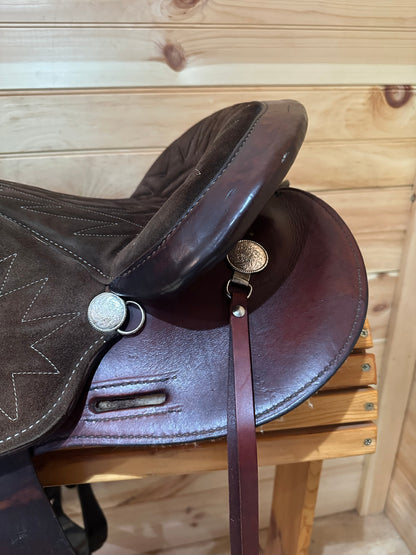 16” American saddlery Barrel Racing Western Saddle Model 408