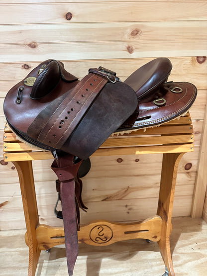 17” Australian Stock Saddle Co Santa MK III Enduro Aussie Saddle by James Saddlery